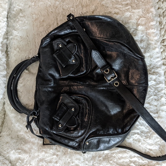 Prada Original Car Shoe Large Satchel Handbag - Picture 10 of 10